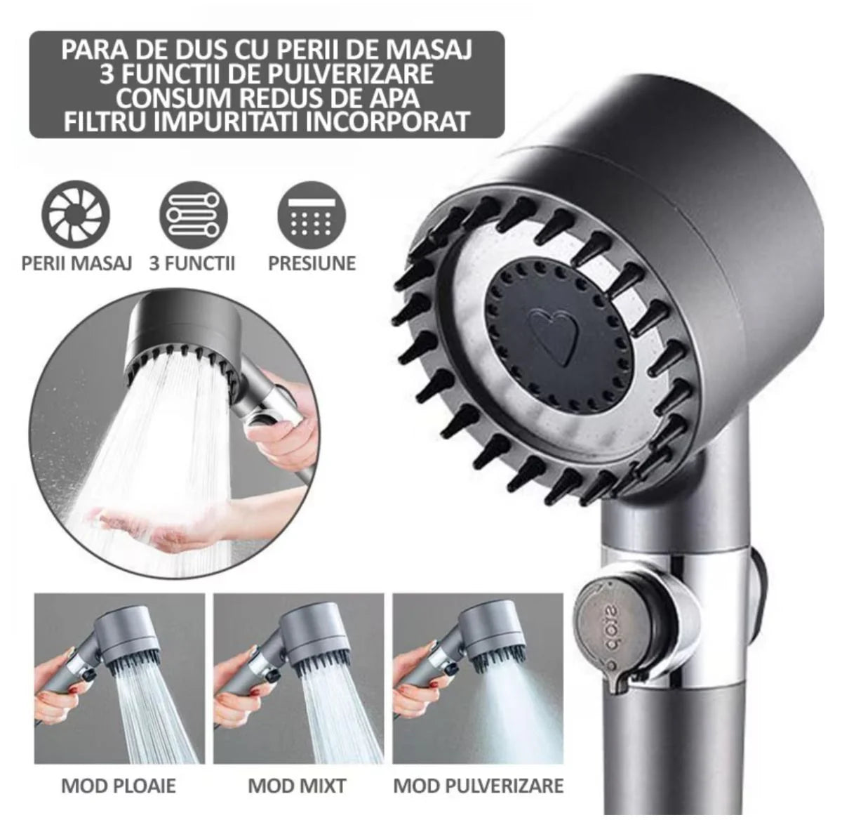 Cap de Duș German cu Masaj si Filtru