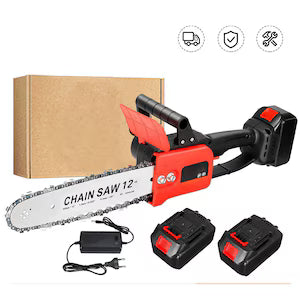 Drujba Electrica, Lama de 30cm, 2 Acumulatori de 48V, 48RPM, 305mm